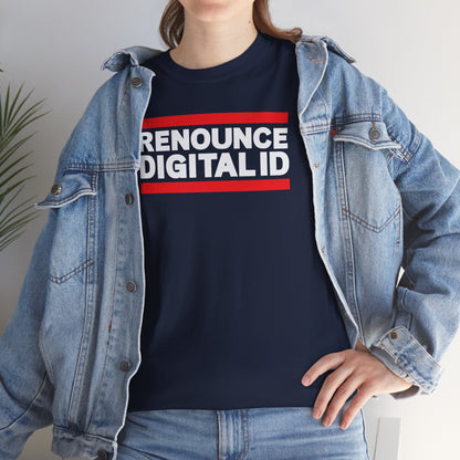 RENOUNCE DIGITAL ID Unisex Heavy Cotton Tee