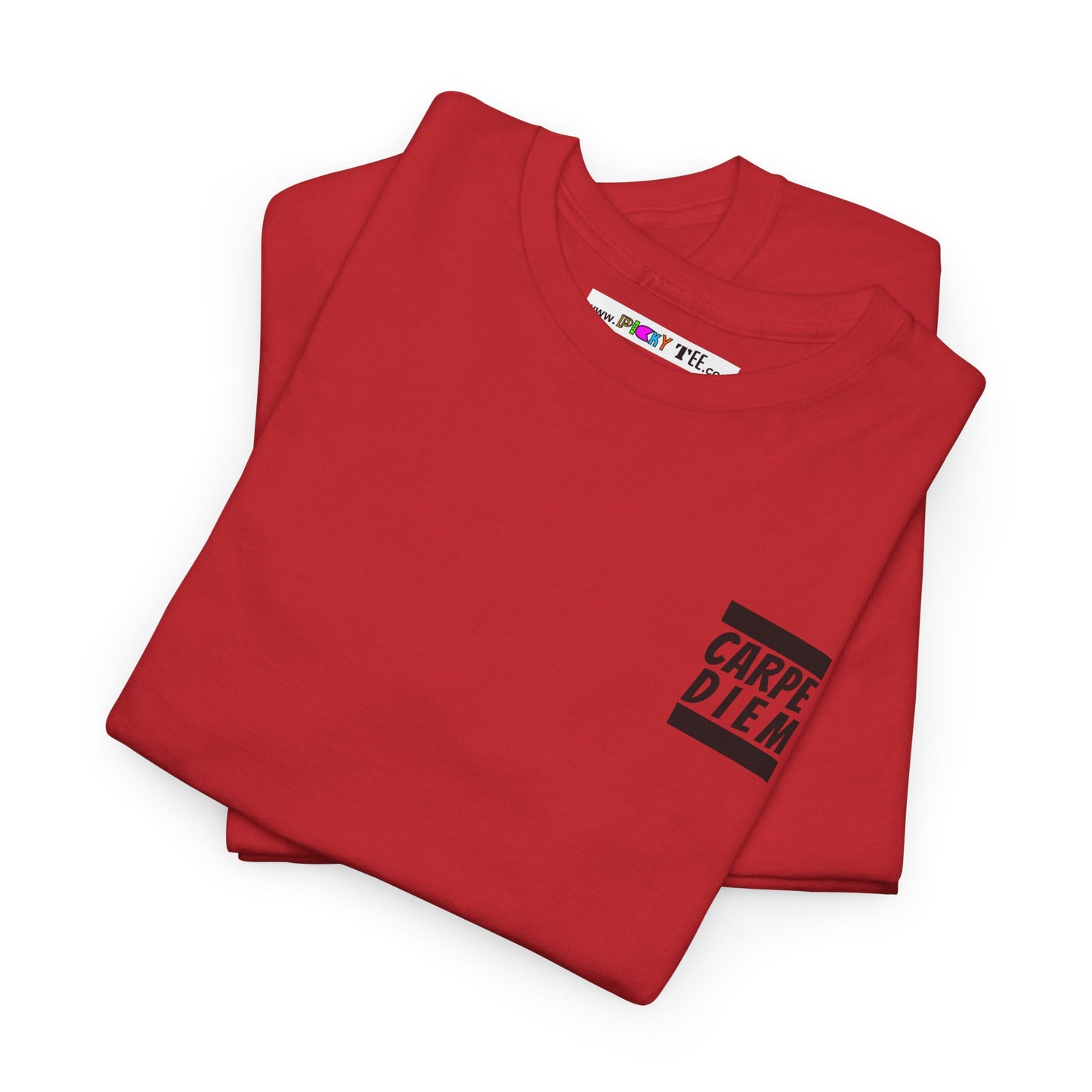 CARPE DIEM "I SEIZE DAY, PEOPLE" Unisex Heavy Cotton Tee