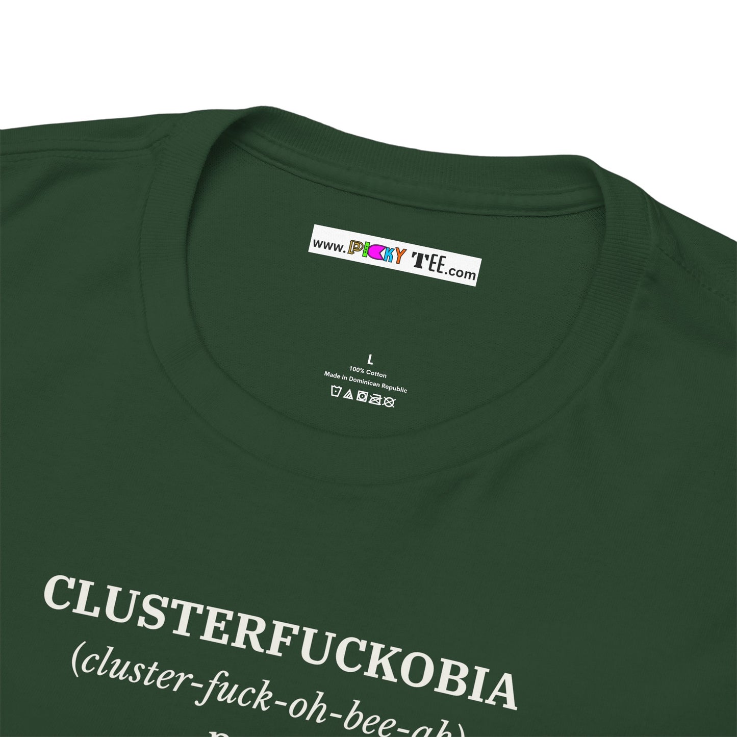 CLUSTERFUCKOBIA Unisex Heavy Cotton Tee