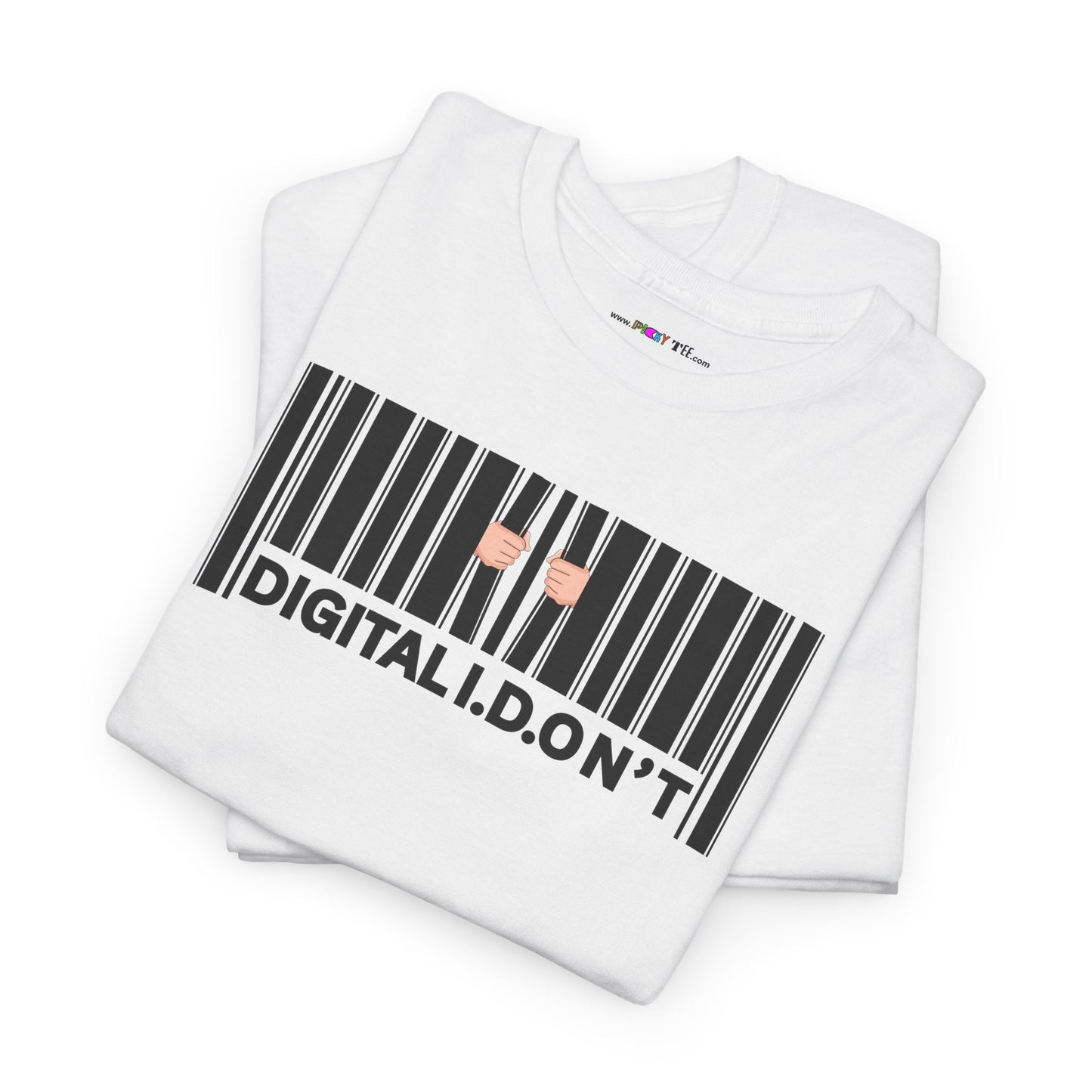 DIGITAL I.D.ON'T Unisex Heavy Cotton Tee