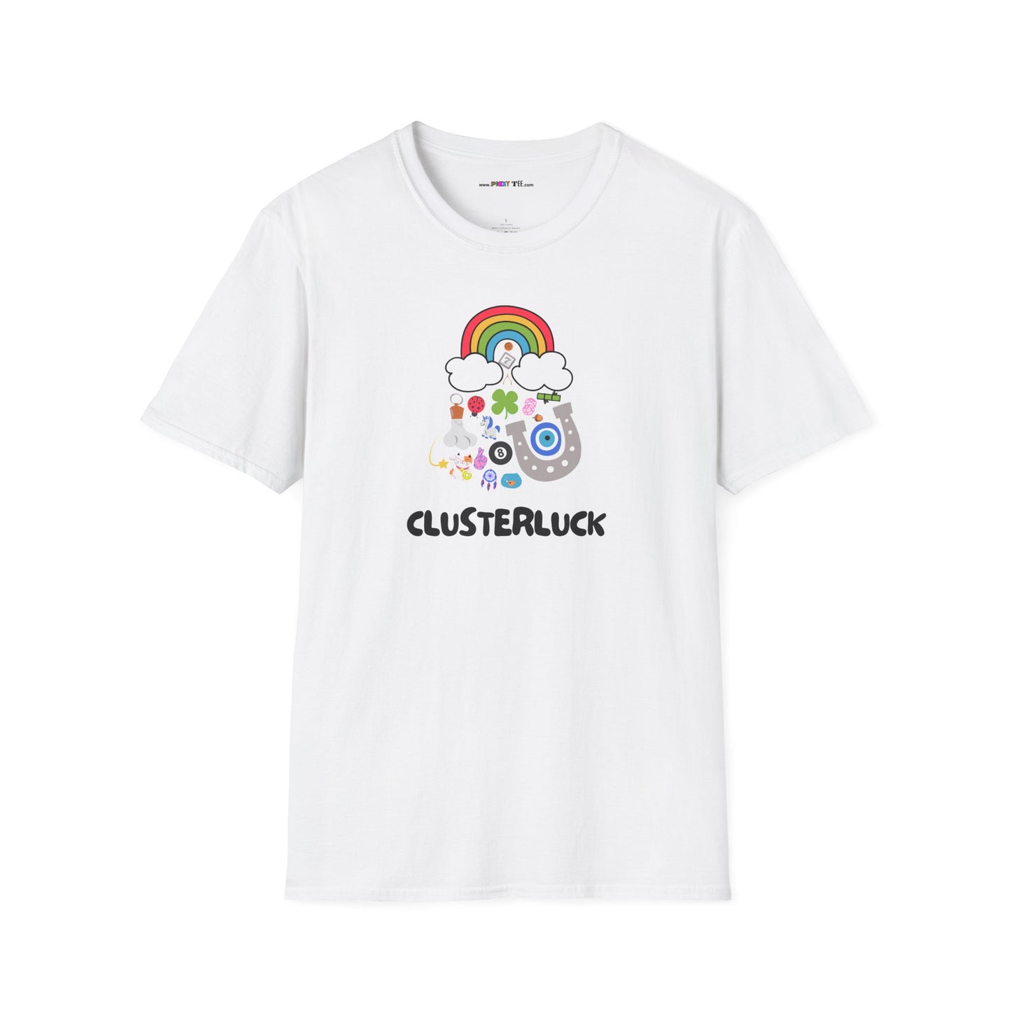 CLUSTERLUCK Unisex Softstyle 100% Cotton T-Shirt