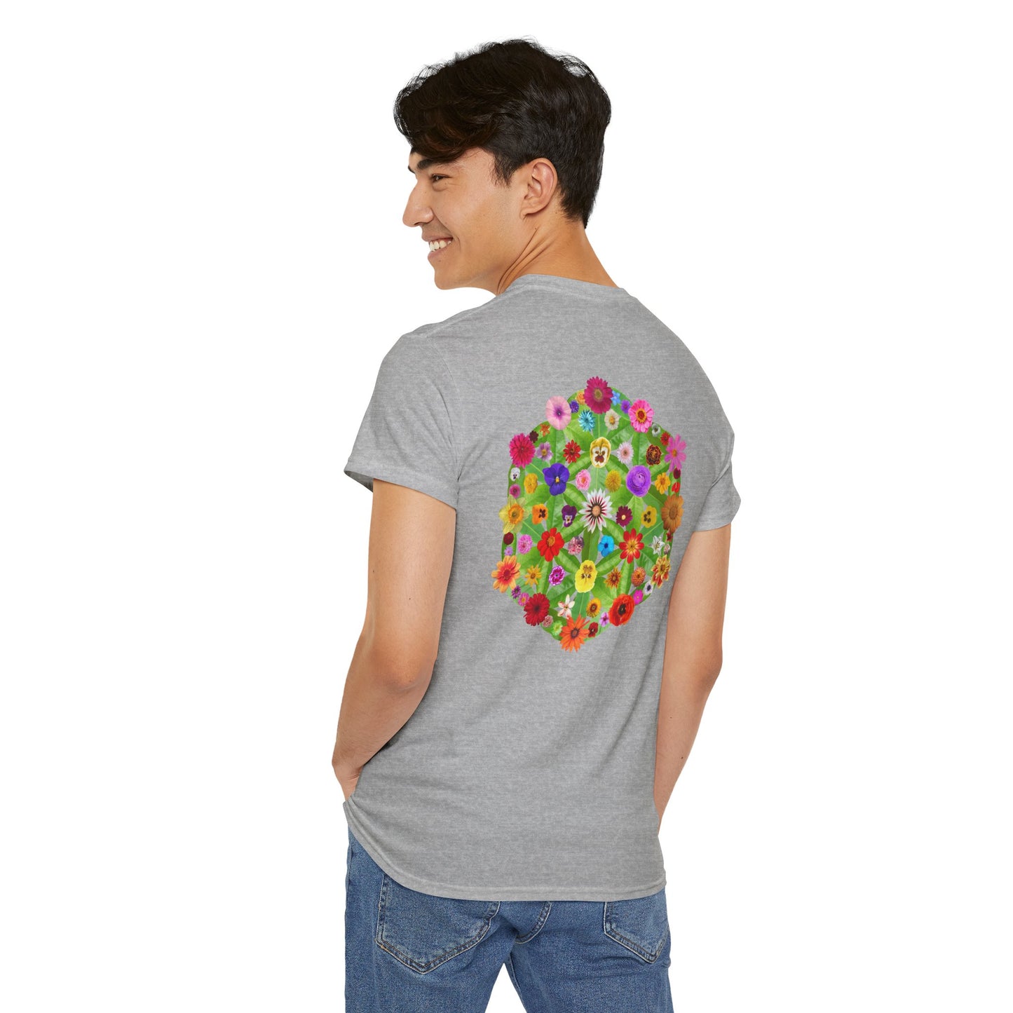 Flowers of Life Unisex Heavy Cotton Tee