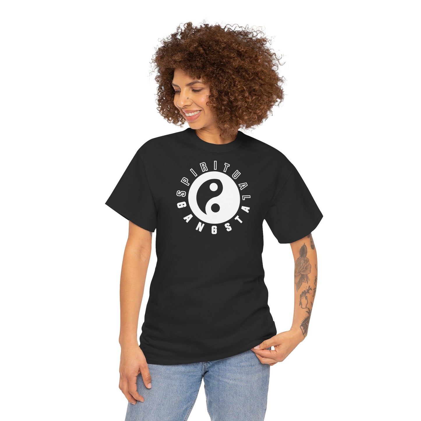 SPIRITUAL GANGSTA Unisex Heavy Cotton Tee