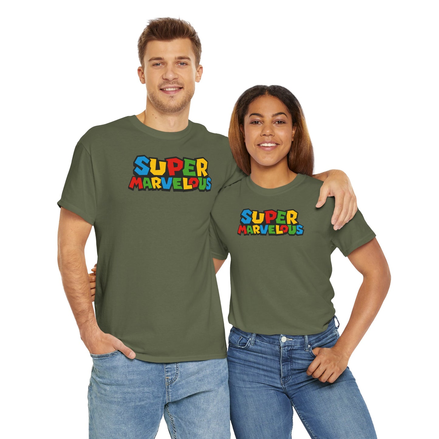 SUPER MARVELOUS Unisex Heavy Cotton Tee