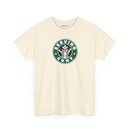 SERVINGCUNT Unisex Heavy Cotton Tee