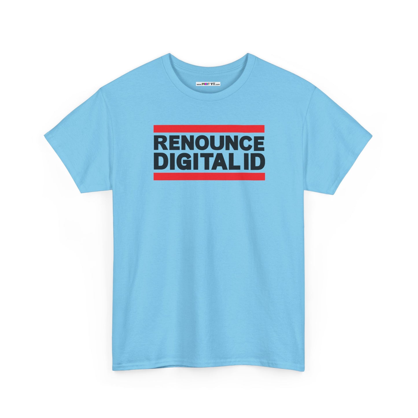 RENOUNCE DIGITAL ID Unisex Heavy Cotton Tee
