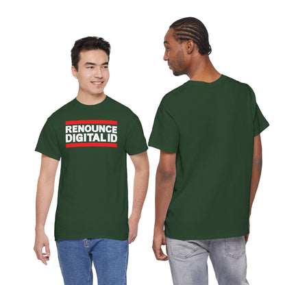 RENOUNCE DIGITAL ID Unisex Heavy Cotton Tee