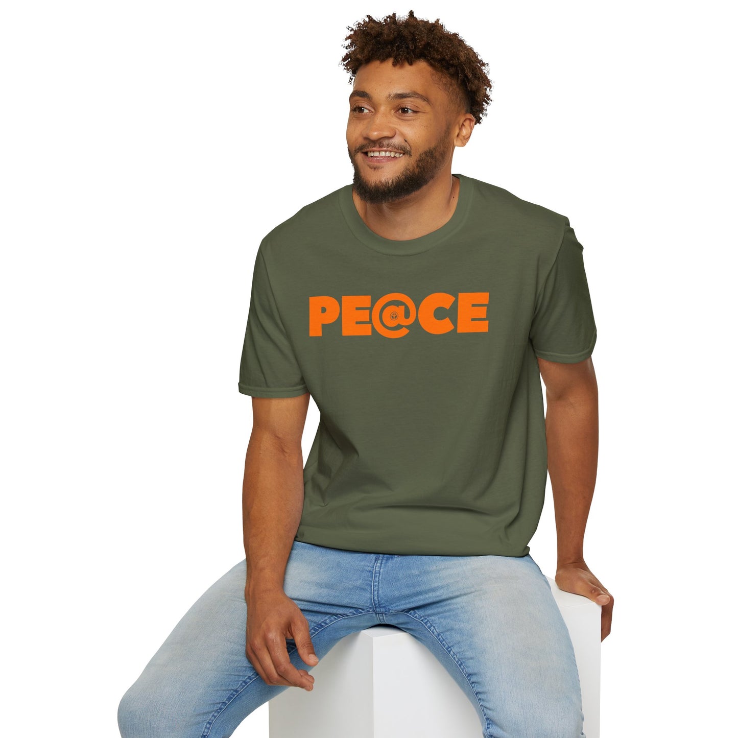 AT PEACE Unisex Softstyle 100% Cotton T-Shirt