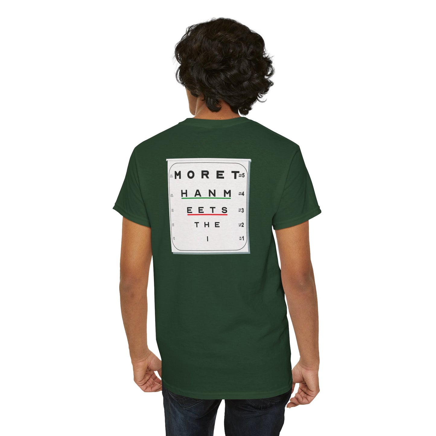 MORE THAN MEETS THE I TEST Unisex Heavy Cotton Tee