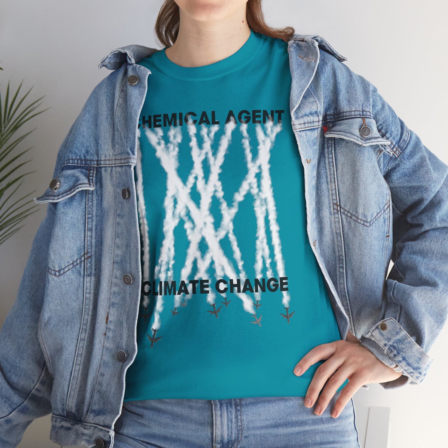 CHEMICAL AGENT/CLIMATE CHANGE Unisex Heavy Cotton Tee