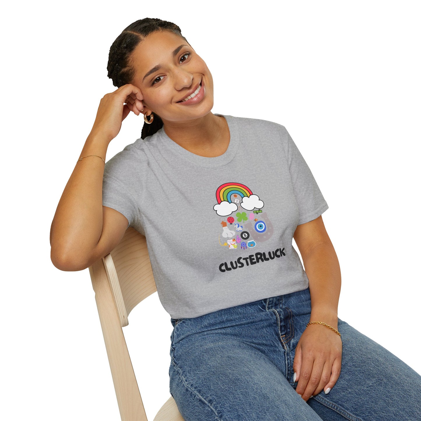 CLUSTERLUCK Unisex Softstyle 100% Cotton T-Shirt