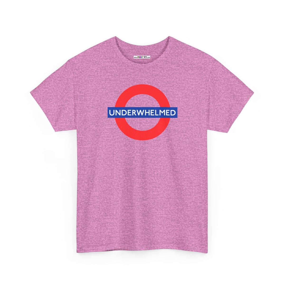 UNDERWHELMED Unisex Heavy Cotton Tee