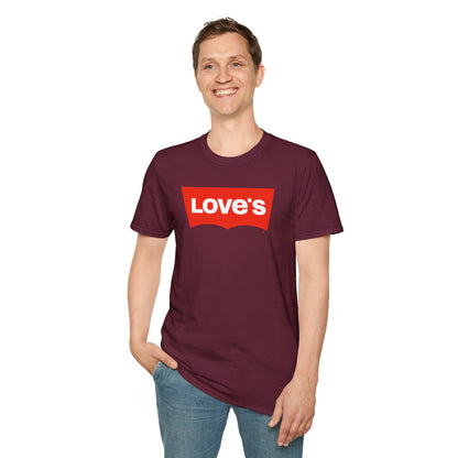 LOVE'S Unisex Softstyle 100% Cotton T-Shirt