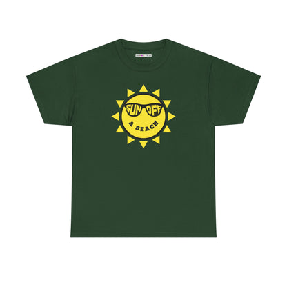 SUN OFF A BEACH Unisex Heavy Cotton Tee
