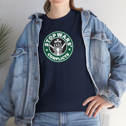 STOP WARS' CONFLICTS Unisex Heavy Cotton Tee