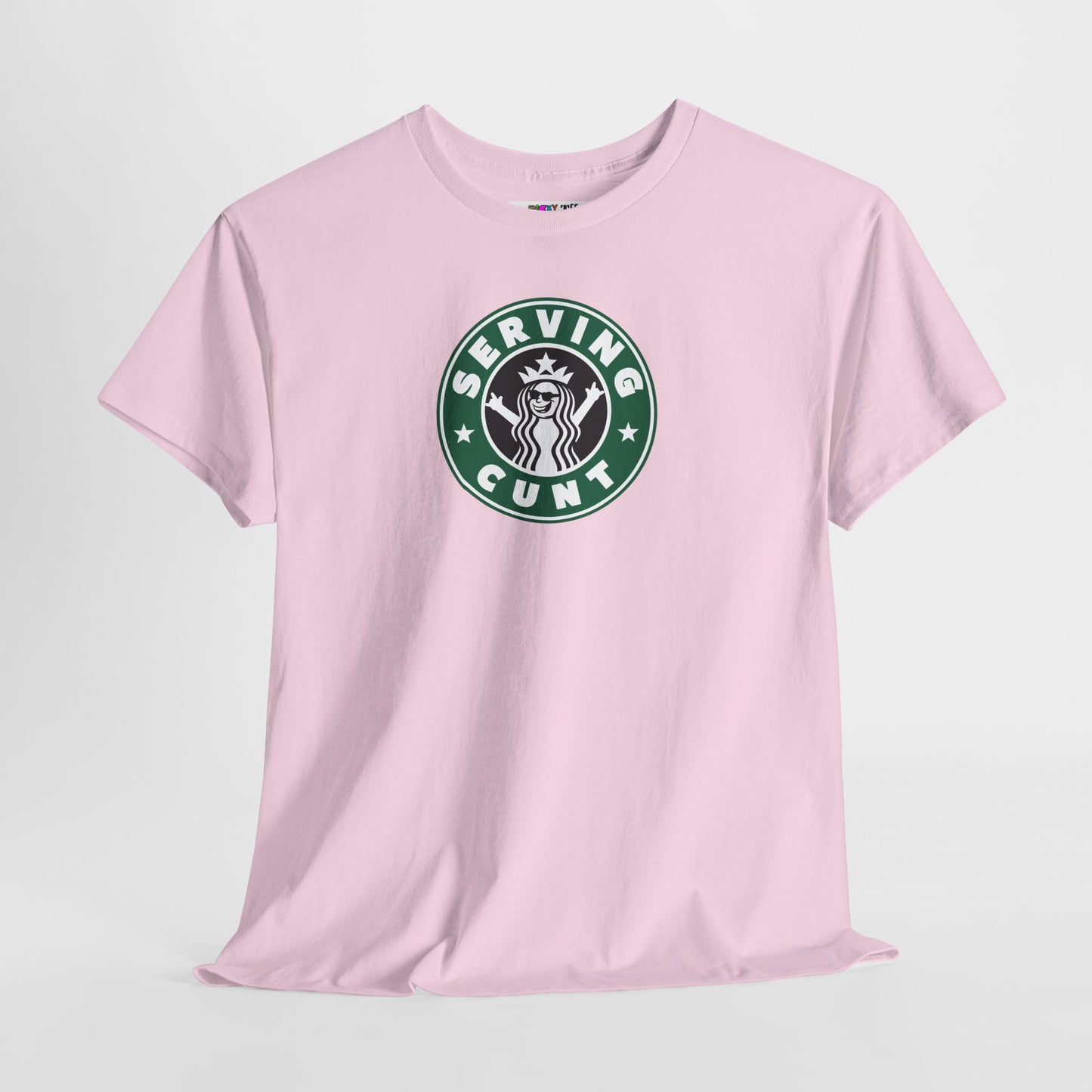 SERVINGCUNT Unisex Heavy Cotton Tee