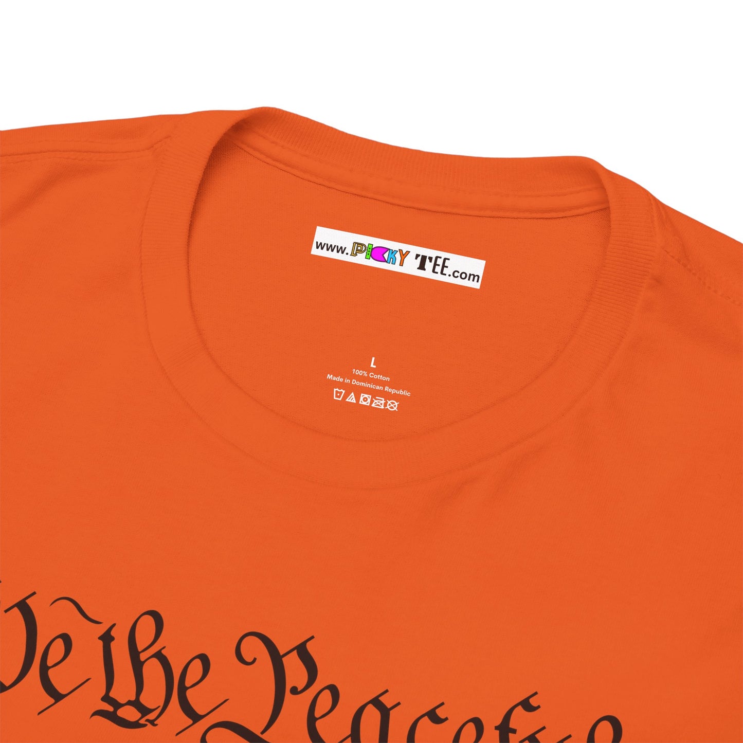 WE THE PEACEFUL Unisex Heavy Cotton Tee