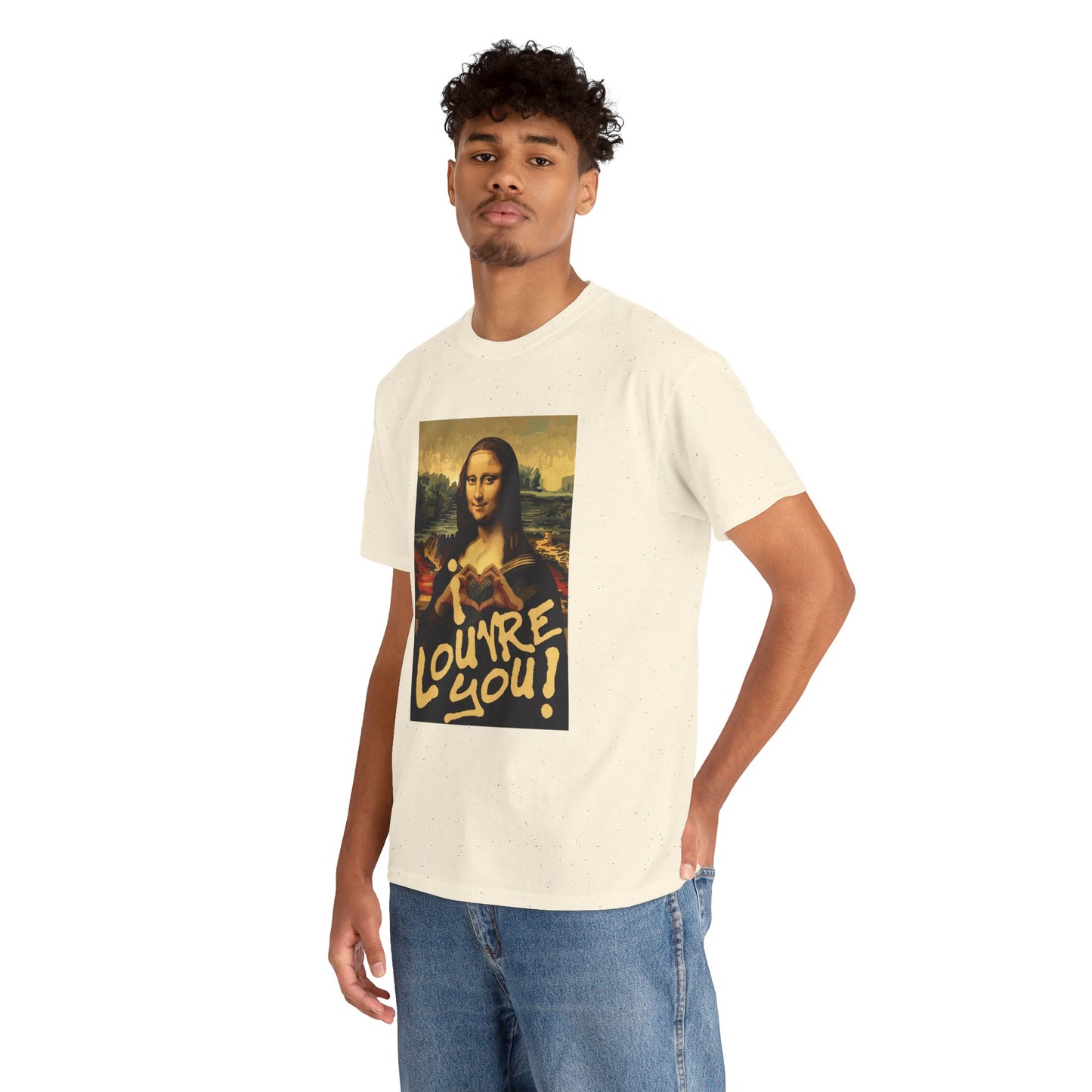 I LOUVRE YOU! Unisex Heavy Cotton Tee