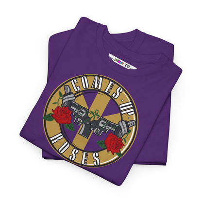 COMES UP ROSES Unisex Heavy Cotton Tee