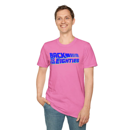 BACK TO THE EIGHTIES Unisex Softstyle 100% Cotton T-Shirt