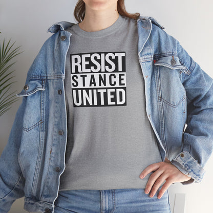 RESIST STANCE UNITED Unisex Heavy Cotton Tee