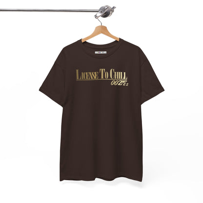 LICENSE TO CHILL 00Zzz Unisex Heavy Cotton Tee