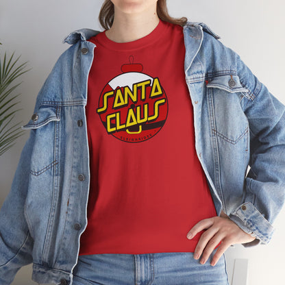 SANTA CLAUS SLEIGHRIDES Unisex Heavy Cotton Tee