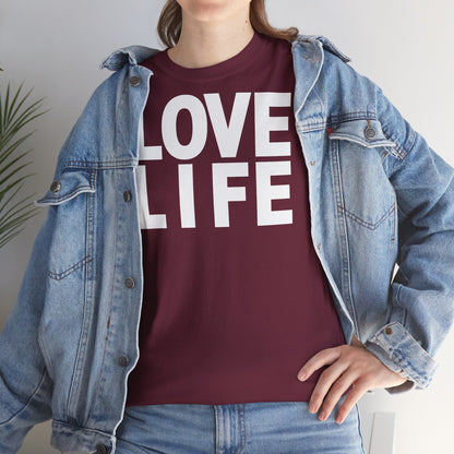 LOVE LIFE Unisex Heavy Cotton Tee