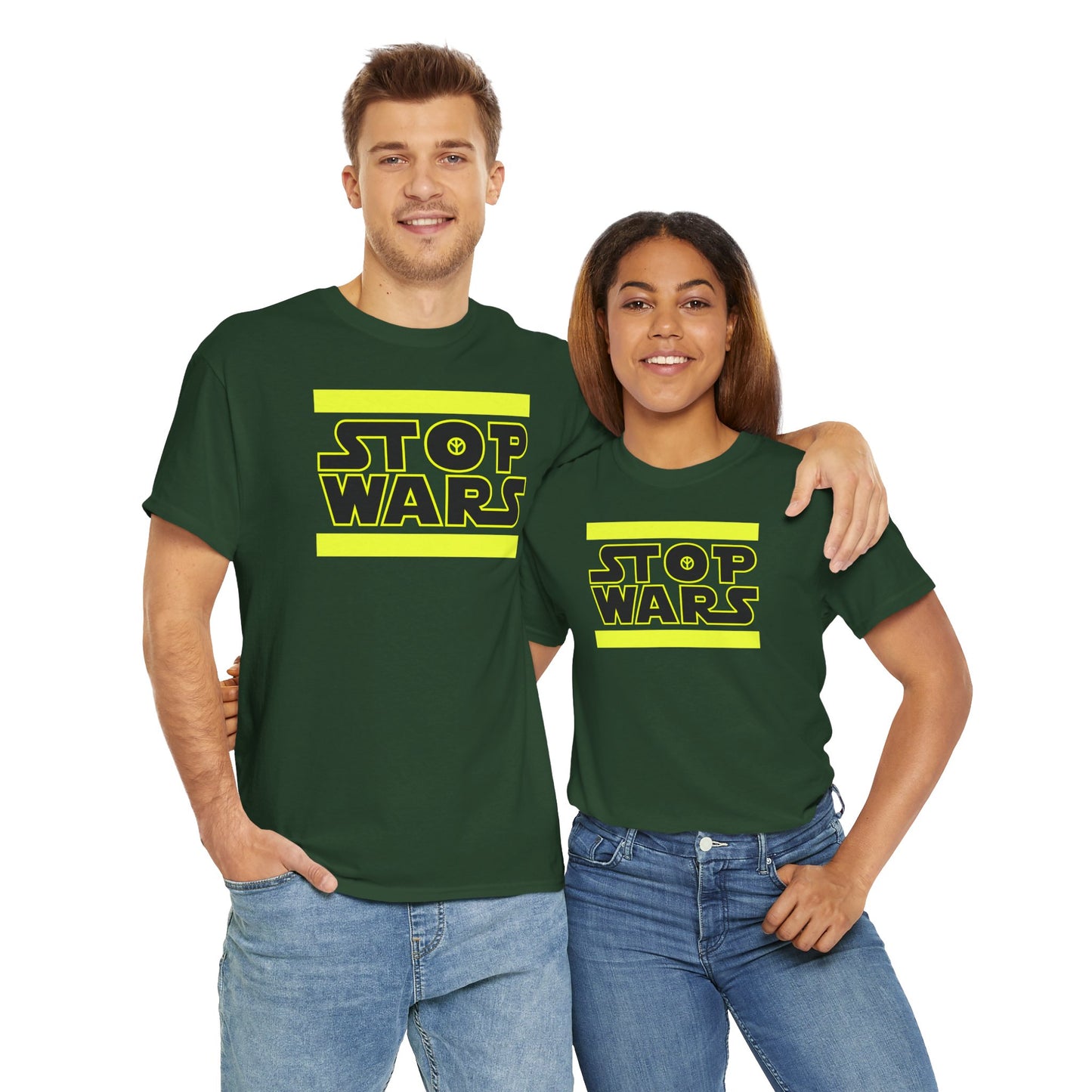 STOP WARS Unisex Heavy Cotton Tee