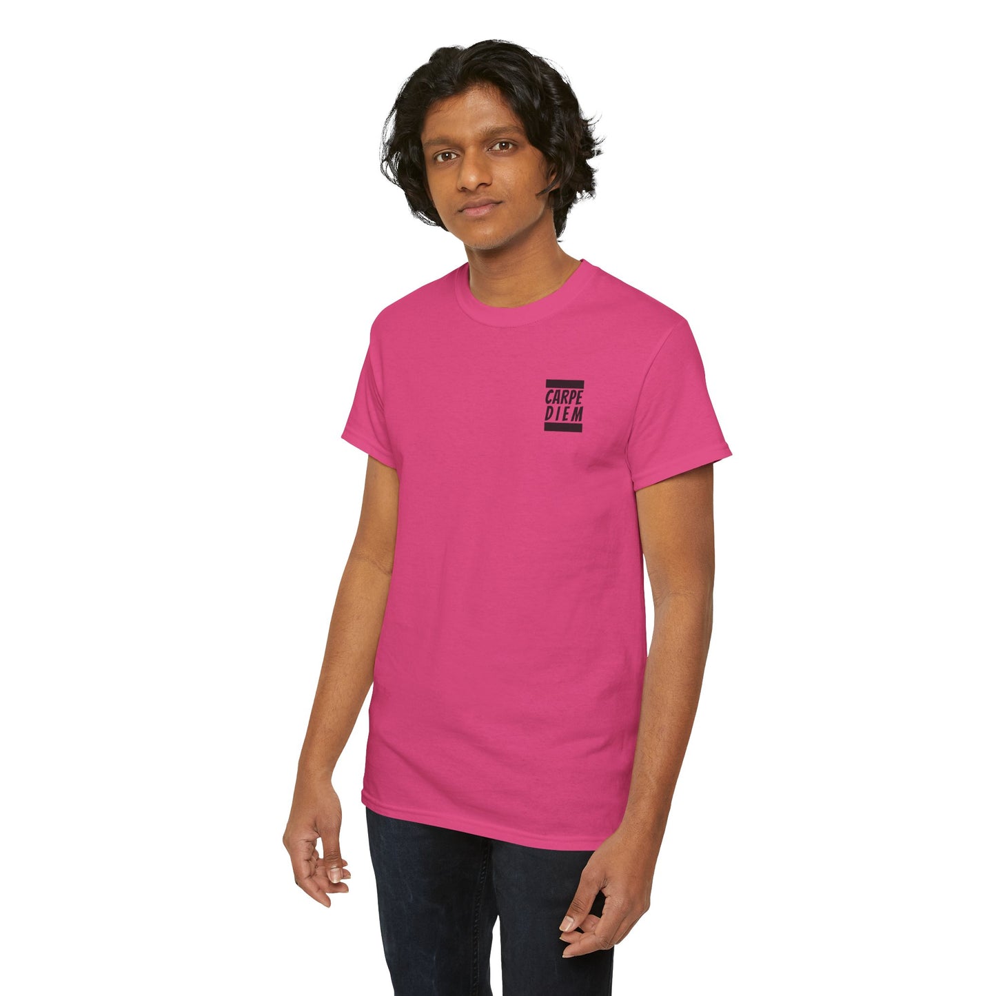 CARPE DIEM "I SEIZE DAY, PEOPLE" Unisex Heavy Cotton Tee