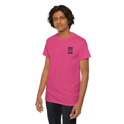 CARPE DIEM "I SEIZE DAY, PEOPLE" Unisex Heavy Cotton Tee