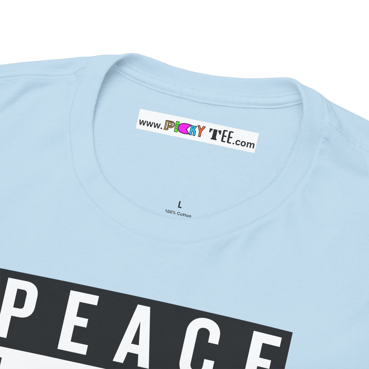 PEACELOVEUNITY Unisex Heavy Cotton Tee