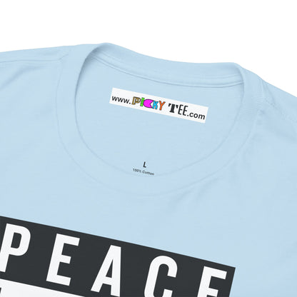 PEACELOVEUNITY Unisex Heavy Cotton Tee