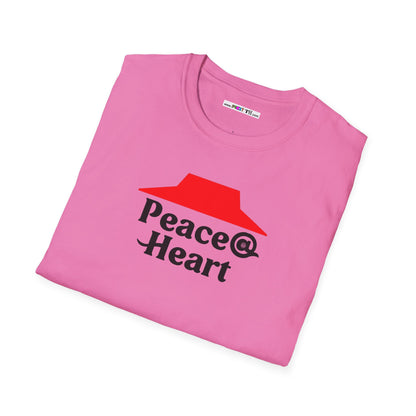 Peace @ Heart Unisex Softstyle 100% Cotton T-Shirt