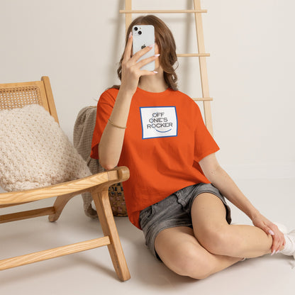 OFF ONE'S ROCKER Unisex Heavy Cotton Tee
