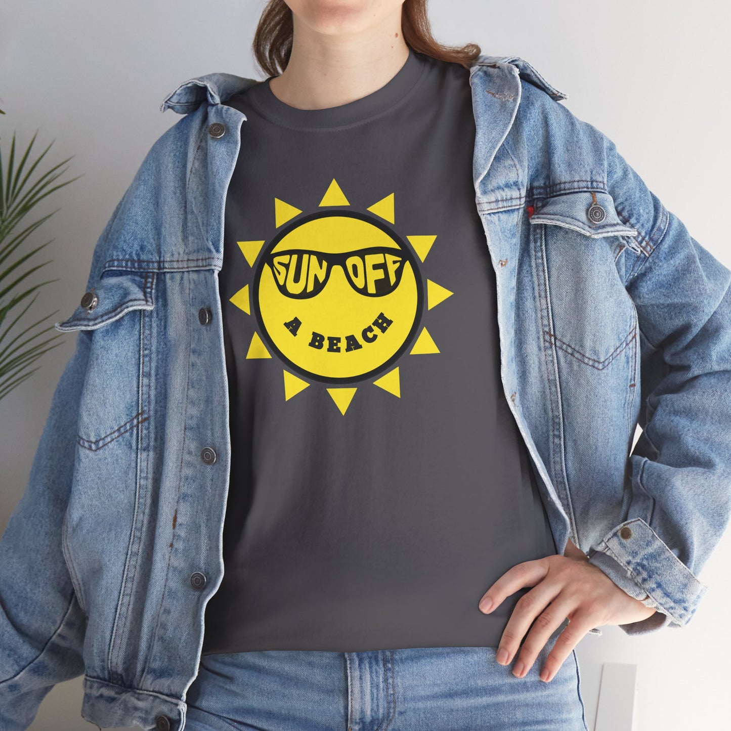 SUN OFF A BEACH Unisex Heavy Cotton Tee