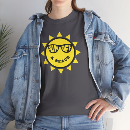 SUN OFF A BEACH Unisex Heavy Cotton Tee
