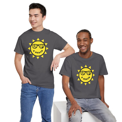 SUN OFF A BEACH Unisex Heavy Cotton Tee