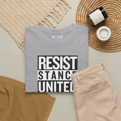 RESIST STANCE UNITED Unisex Heavy Cotton Tee