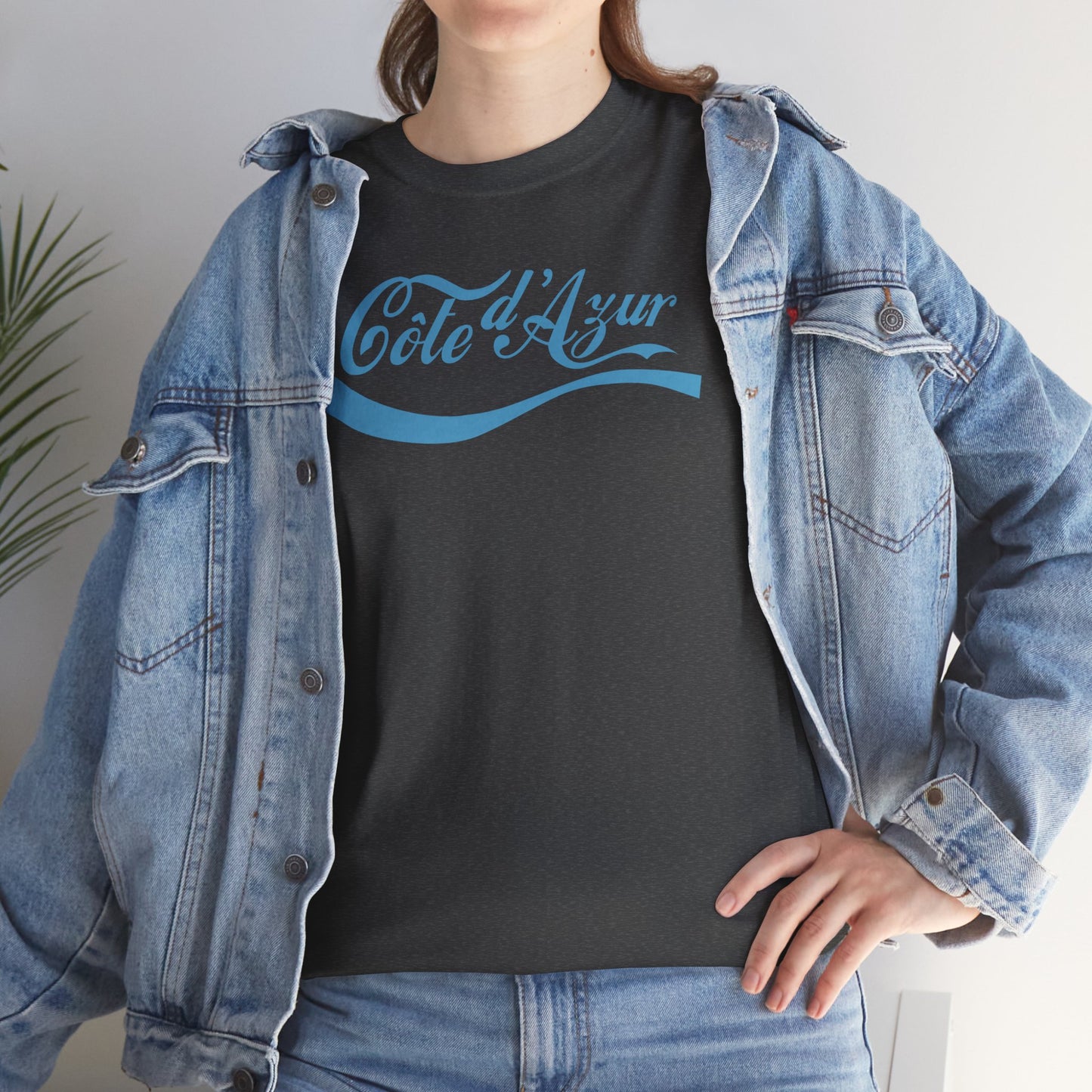 Côte d'Azur Unisex Heavy Cotton Tee