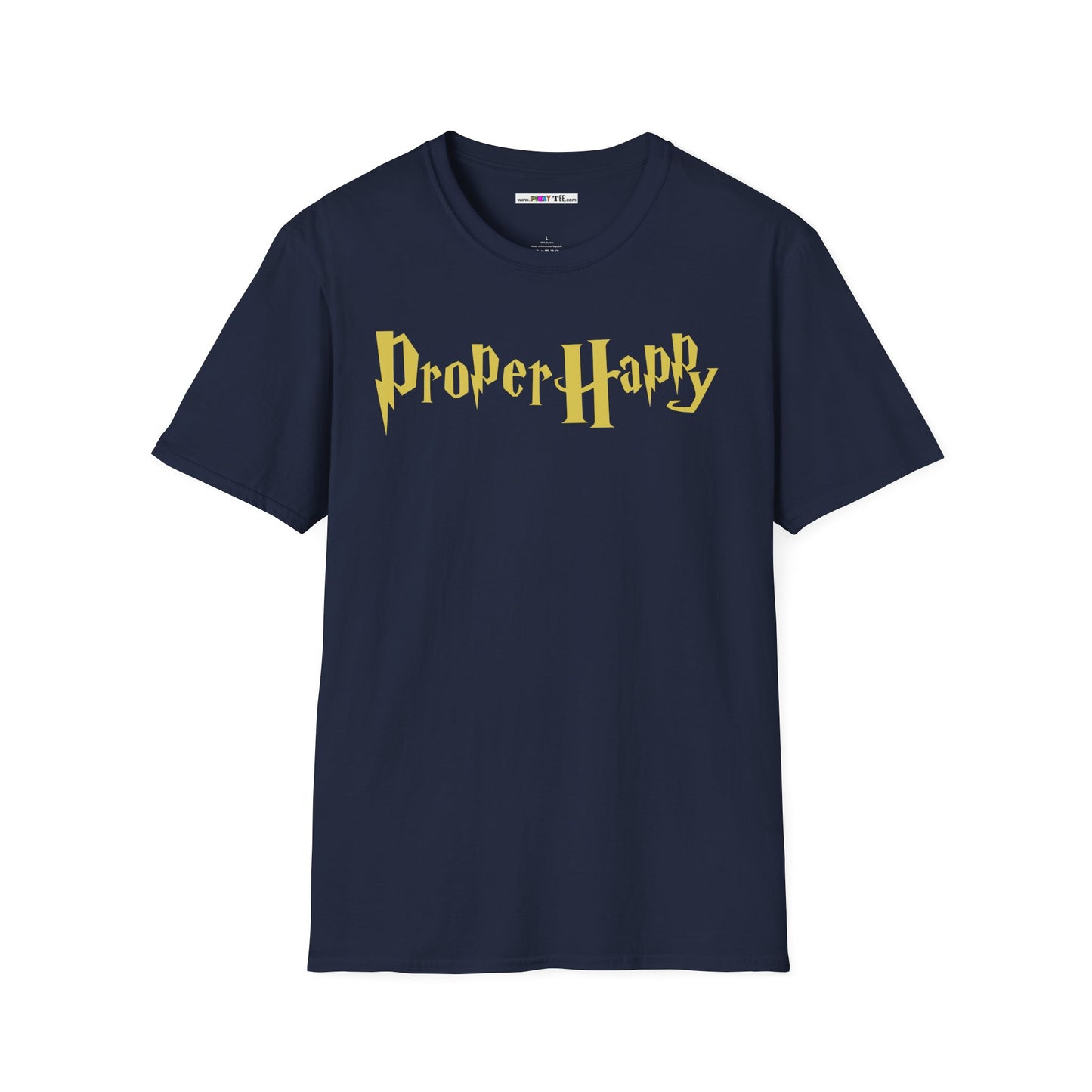 Proper Happy Unisex Softstyle 100% Cotton T-Shirt