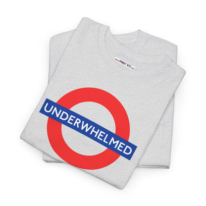 UNDERWHELMED Unisex Heavy Cotton Tee