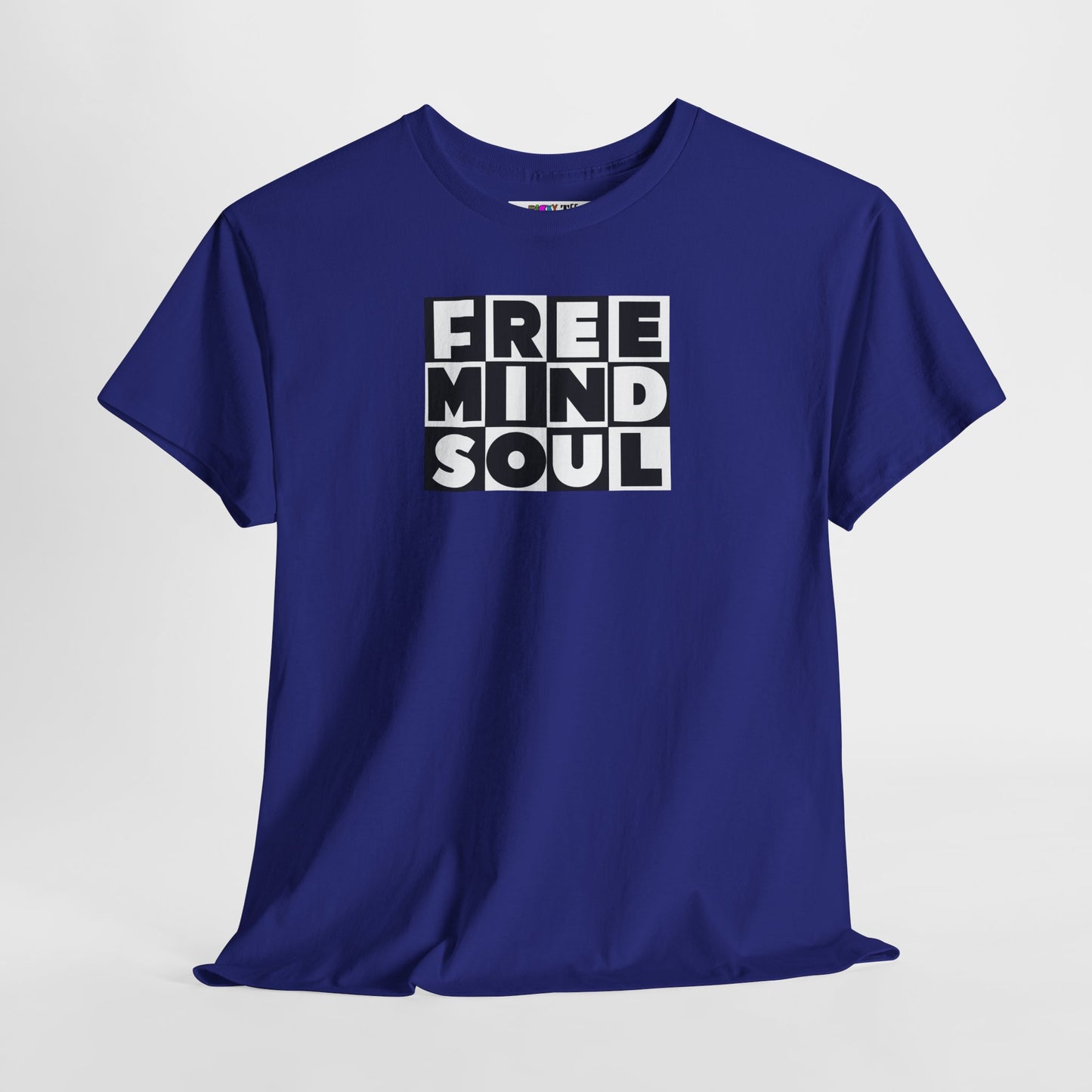 FREE MIND SOUL Unisex Heavy Cotton Tee