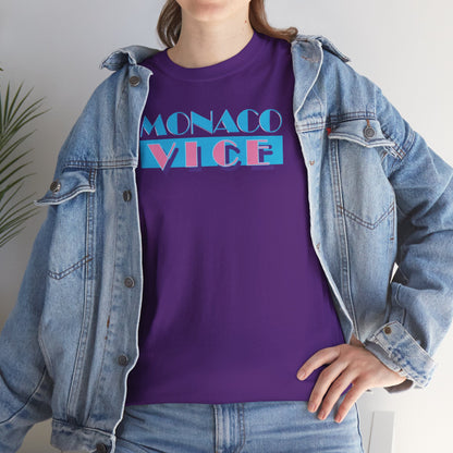 MONACO VICE Unisex Heavy Cotton Tee