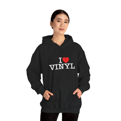 I ❤️ VINYL Unisex Heavy Blend™ Hooded Sweatshirt