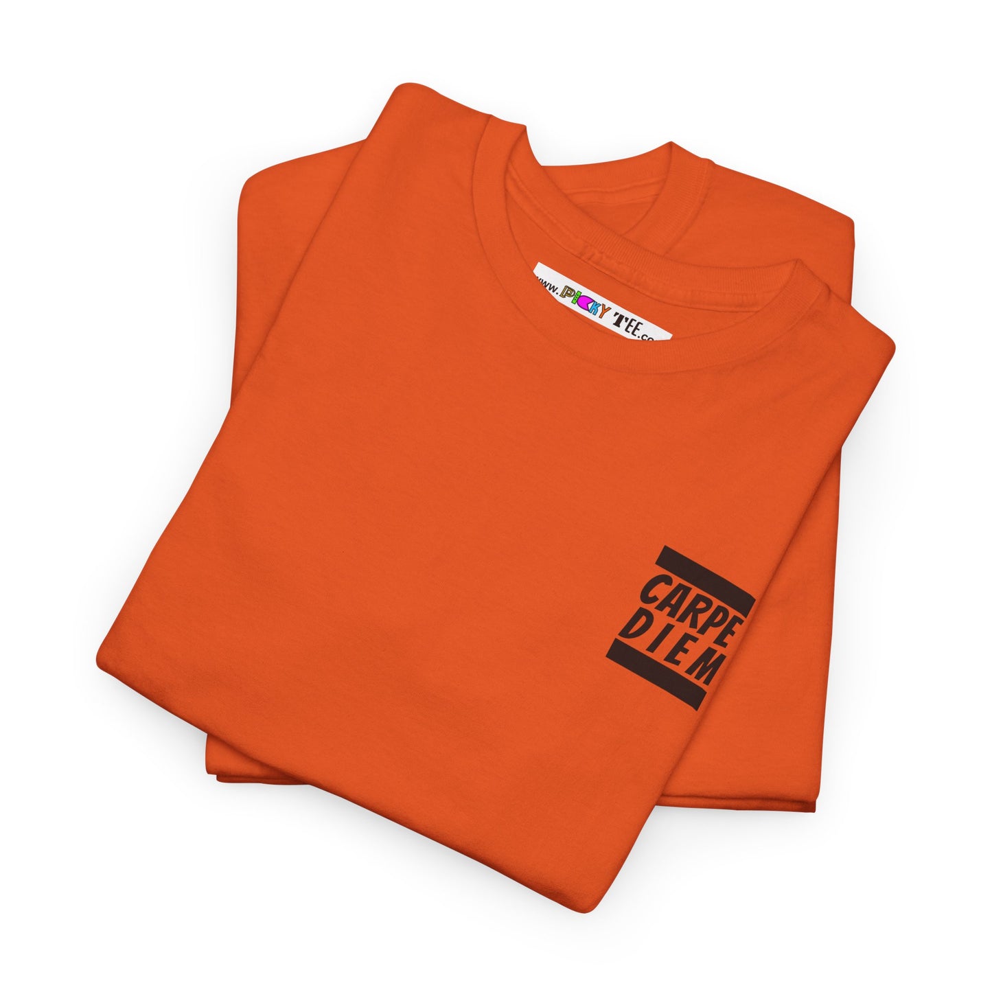 CARPE DIEM "I SEIZE DAY, PEOPLE" Unisex Heavy Cotton Tee