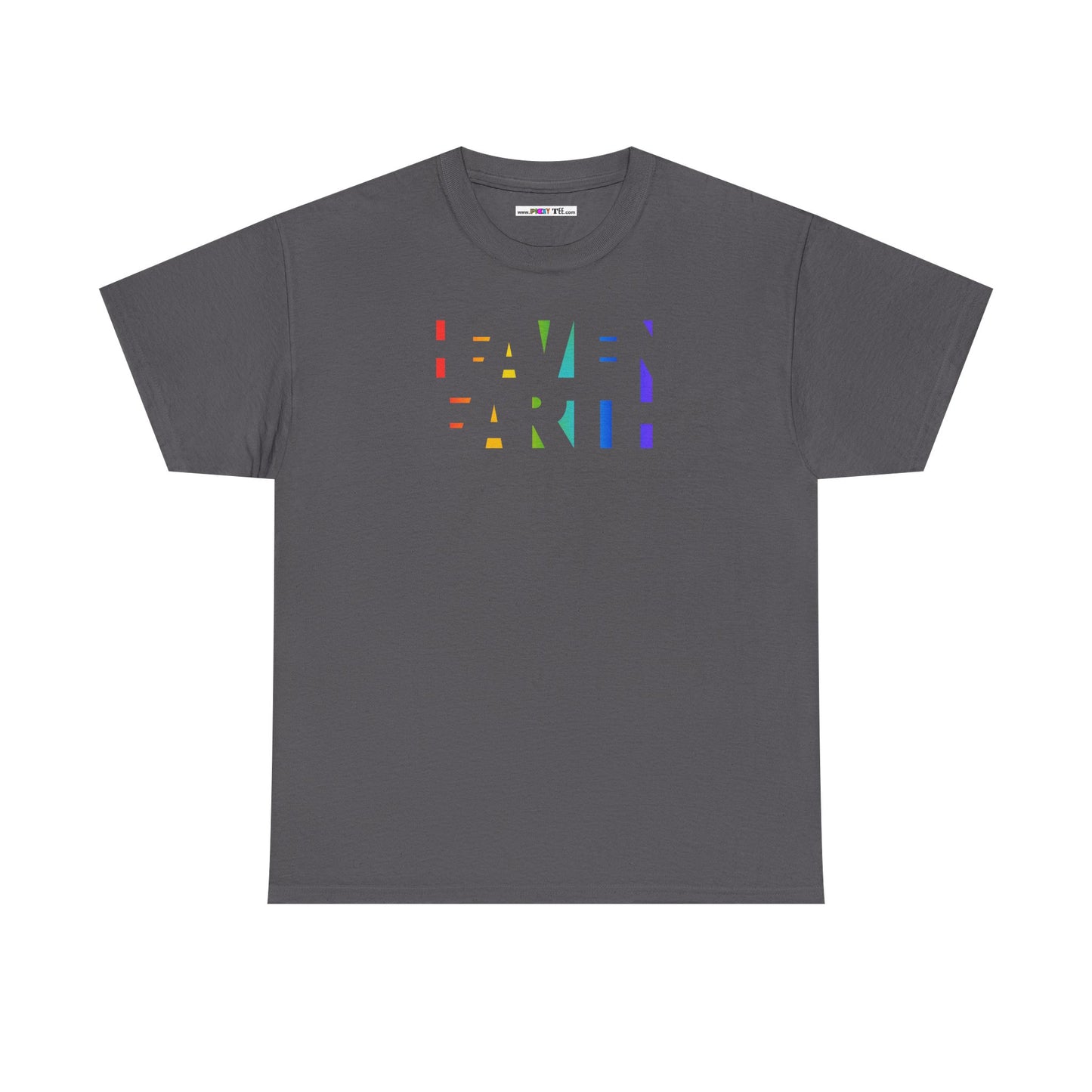 HEAVEN ON EARTH Unisex Heavy Cotton Tee — here now.