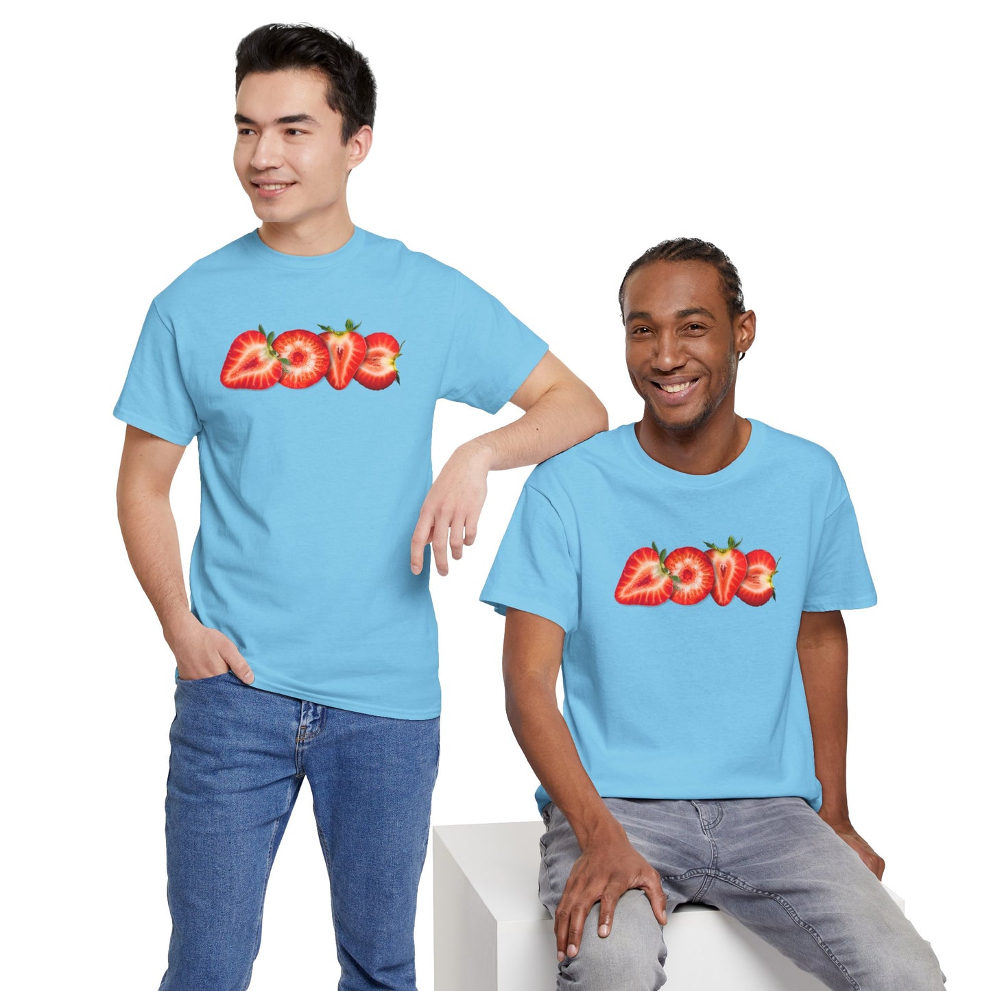 BERRY MUCH LOVE Unisex Heavy Cotton Tee