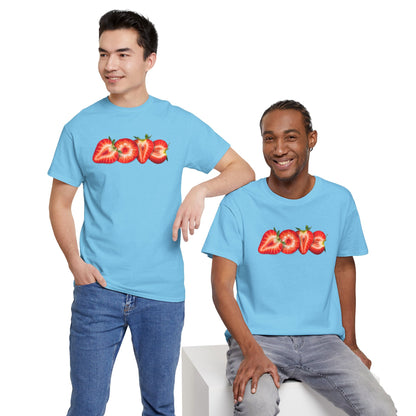 BERRY MUCH LOVE Unisex Heavy Cotton Tee