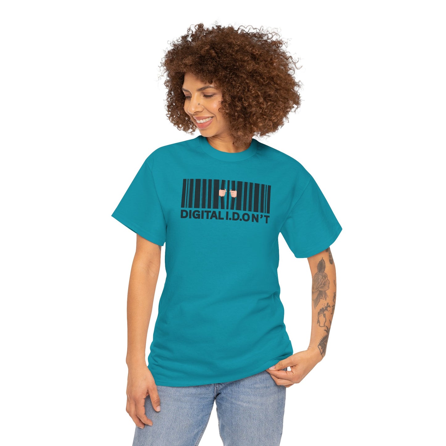 DIGITAL I.D.ON'T Unisex Heavy Cotton Tee